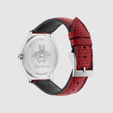 Gucci G-Timeless Cherry Red Mother of Pearl Dial 27mm Watch For Women - YA126584