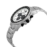 Maserati SFIDA Chronograph White Dial Silver Steel Strap Watch For Men - R8873640003
