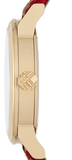 Burberry The City Champagne Dial Leather Strap Watch for Women - BU9139