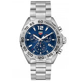 Tag Heuer Formula 1 Chronograph Blue Dial Silver Steel Strap Watch for Men - CAZ101K.BA0842