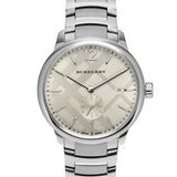 Burberry The Classic Silver Dial Silver Steel Strap Watch for Men - BU10004