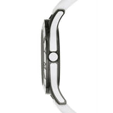 Marc Jacobs Miss Marc Flower White Dial White Silicone Strap Watch for Women - MBM5513