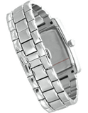 Emporio Armani Classic White Dial Silver Steel Strap Watch For Men - AR0145