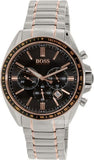 Hugo Boss Driver Sport Chronograph Grey Dial Two Tone Steel Strap Watch for Men - 1513094