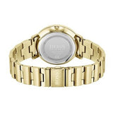 Hugo Boss Prima Gold Dial Gold Steel Strap Watch for Women - 1502572