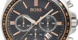 Hugo Boss Driver Sport Chronograph Grey Dial Two Tone Steel Strap Watch for Men - 1513094