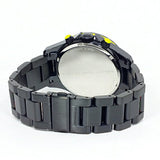 Marc Jacobs Rock Chronograph Black Dial Black Steel Strap Watch for Men - MBM5026