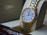 Longines Presence 38.5mm Automatic Stainless Steel Watch for Men - L4.921.2.11.7