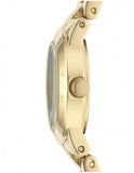 Marc Jacobs Mini Amy White Dial Gold Steel Strap Watch for Women - MBM3057