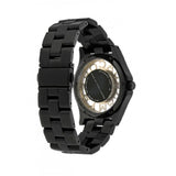 Marc Jacobs Henry Transparent Black Dial Black Steel Strap Watch for Women - MBM3255