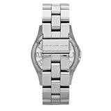 Marc Jacobs Henry Transparent Silver Dial Silver Steel Strap Watch for Women - MBM3337