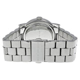 Marc Jacobs Amy Red Dial Silver Steel Strap Watch for Women - MBM3302