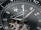 Maserati SFIDA Automatic Black Special Edition 44mm Watch For Men - R8823140005