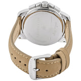 Maserati Successo Black Dial Beige Leather Strap Watch For Men - R8851121004