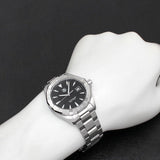 Tag Heuer Aquaracer 41mm Quartz Black Dial Silver Steel Strap Watch for Men - WAY1110.BA0928