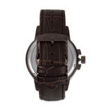 Maserati Ingegno Automatic Skeleton White Dial Brown Leather Strap Watch For Men - R8821119003