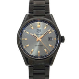 Tag Heuer Carrera Special Edition Black Dial Black Steel Strap Watch for Women - WAR1113.BA0602