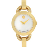 Movado Rondiro Mother of Pearl Dial Gold Steel Strap Watch For Women - 0606889