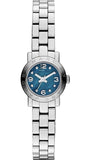 Marc Jacobs Amy Blue Dial Silver Steel Strap Watch for Women - MBM3274