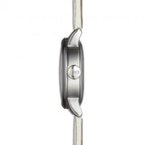 Tissot Chemin Des Tourelles Powermatic 80 Lady White Dial White Leather Strap Watch For Women - T099.207.16.116.00
