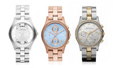 Marc Jacobs Henry White Dial Silver Steel Strap Watch for Women - MBM3291