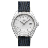 Tag Heuer Formula 1 Quartz Diamonds Mother of Pearl Dial Blue Leather Strap Watch for Women - WBJ131A.FC8251