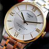 Tissot Chemin Des Tourelles Powermatic 80 Silver Dial Two Tone Steel Strap Watch For Men - T099.407.22.038.00