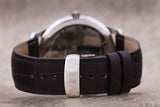 Tissot T Classic Tradition White Dial Brown Leather Strap Watch For Men - T063.610.16.037.00