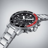 Tissot Seastar 1000 Chronograph Blue Dial Silver Steel Strap Watch For Men - T120.417.11.041.03