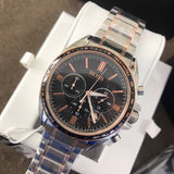 Hugo Boss Driver Sport Chronograph Grey Dial Two Tone Steel Strap Watch for Men - 1513094