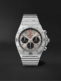 Breitling Chronomat B01 42mm Silver Dial Silver Steel Strap Watch for Men - AB0134101G1A1