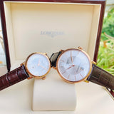 Tissot T Classic Carson Premium White Dial Brown Leather Strap Watch for Women - T122.207.36.031.00