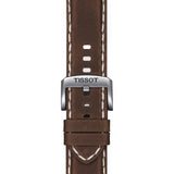 Tissot Supersport Chrono Black Dial Brown Leather Strap Watch for Men - T125.617.16.051.01